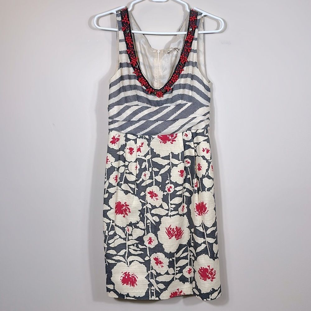 Nanette Lepore Anthropologie Floral As Seen On Celebrity Women Dress Size 6